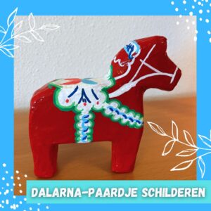 Workshops op evementen, beurzen en bedrijfsfeesten - Dalarna-paardje schilderen