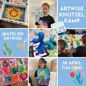 Artwise knutselkamp meivakantie 2026