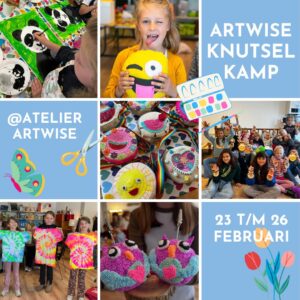 Artwise knutselkamp voorjaarsvakantie 2026