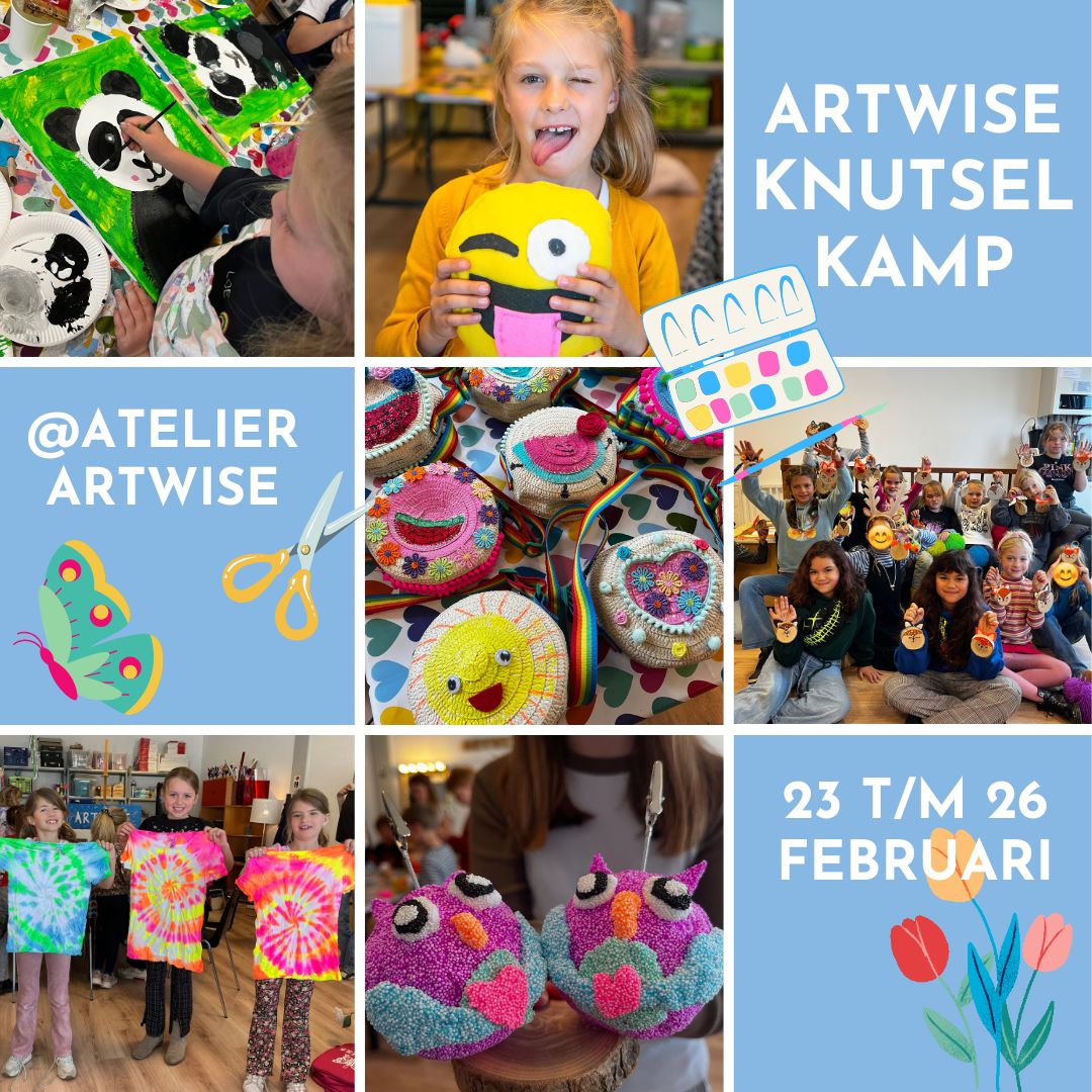 Artwise knutselkamp voorjaarsvakantie 2026