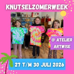 Knutselzomerweek 4: 27 t/m 30 juli 2026