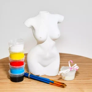 DIY-pakket Vrouwenlichaam Vaas beschilderen