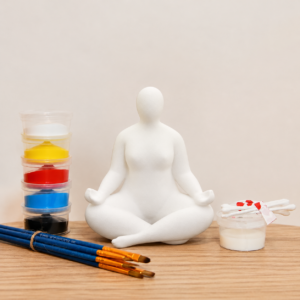 DIY-pakket Dikke Dame beeldje beschilderen (Meditatie)